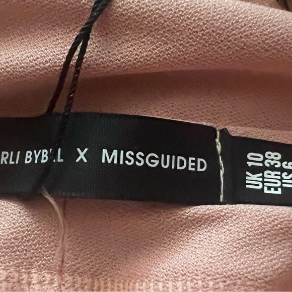 Carli Babel x MISSGUIDED Blazer Style Midi Dress Sz 6 Blush - Picture 5 of 7